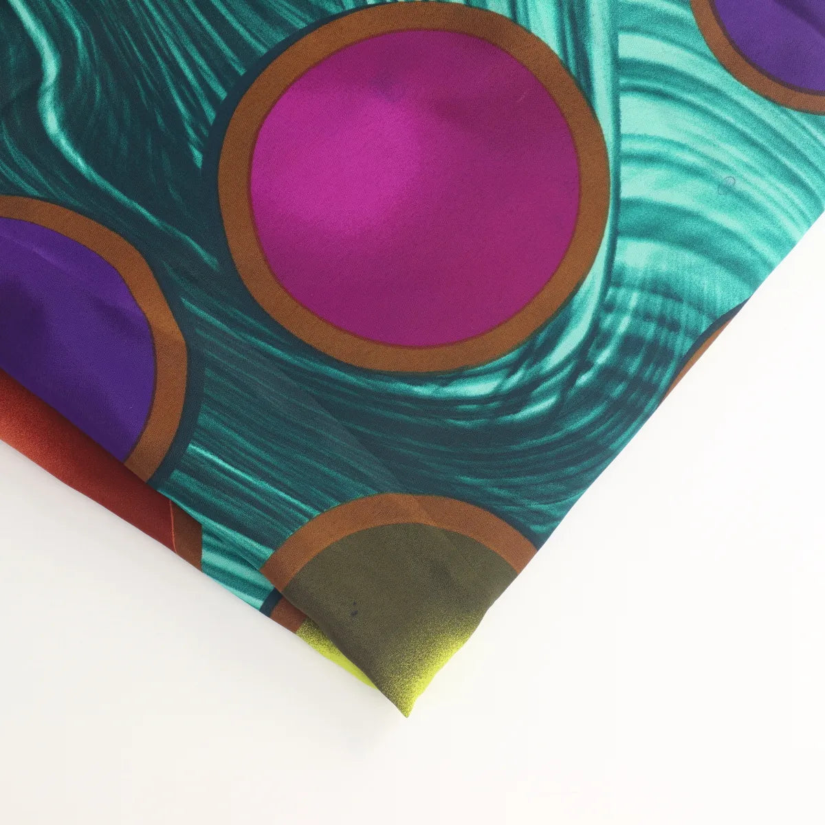 Green Spotted Digital Print Polyester from LifeCraft Studio