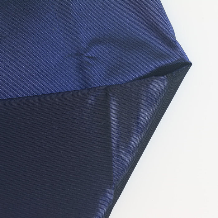 Dark Blue & Black Taffeta Fabric folded showing detail