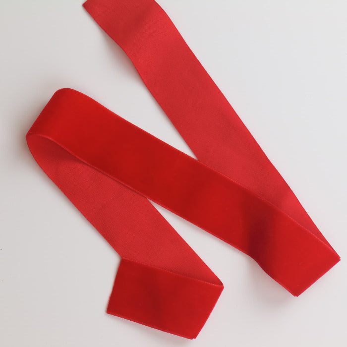 Red Velvet Ribbon Trim 1