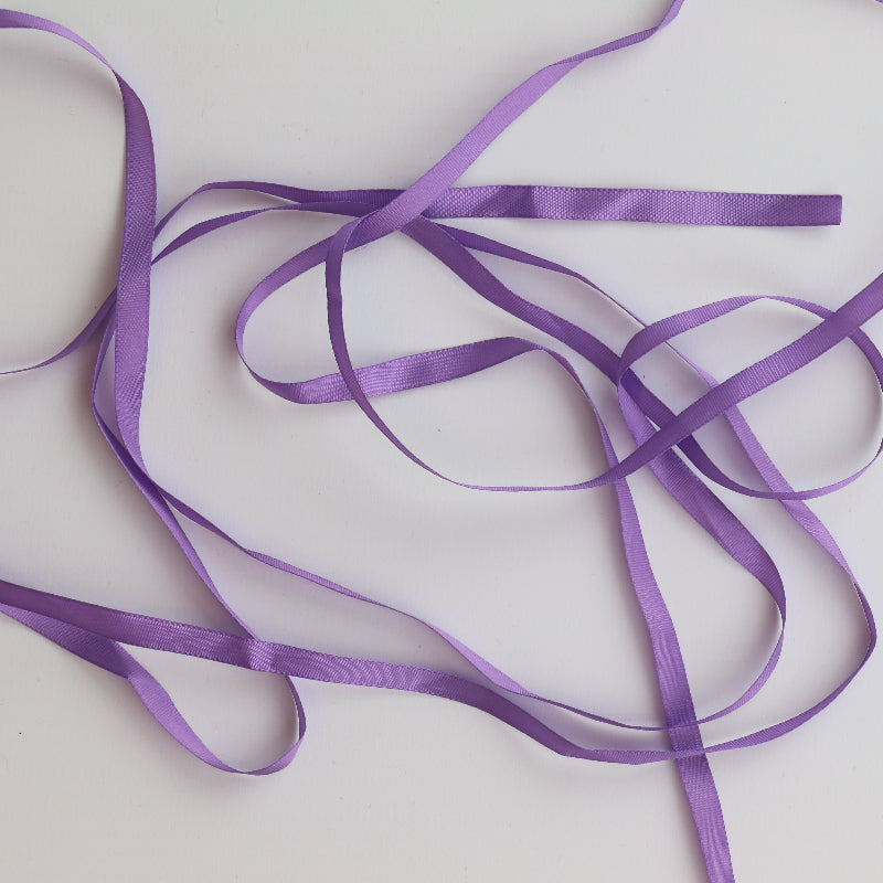 Lilac Narrow Polyester Ribbon 2