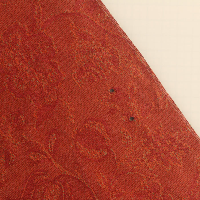 Sanderson Palampore Russet Chenille fabric detail