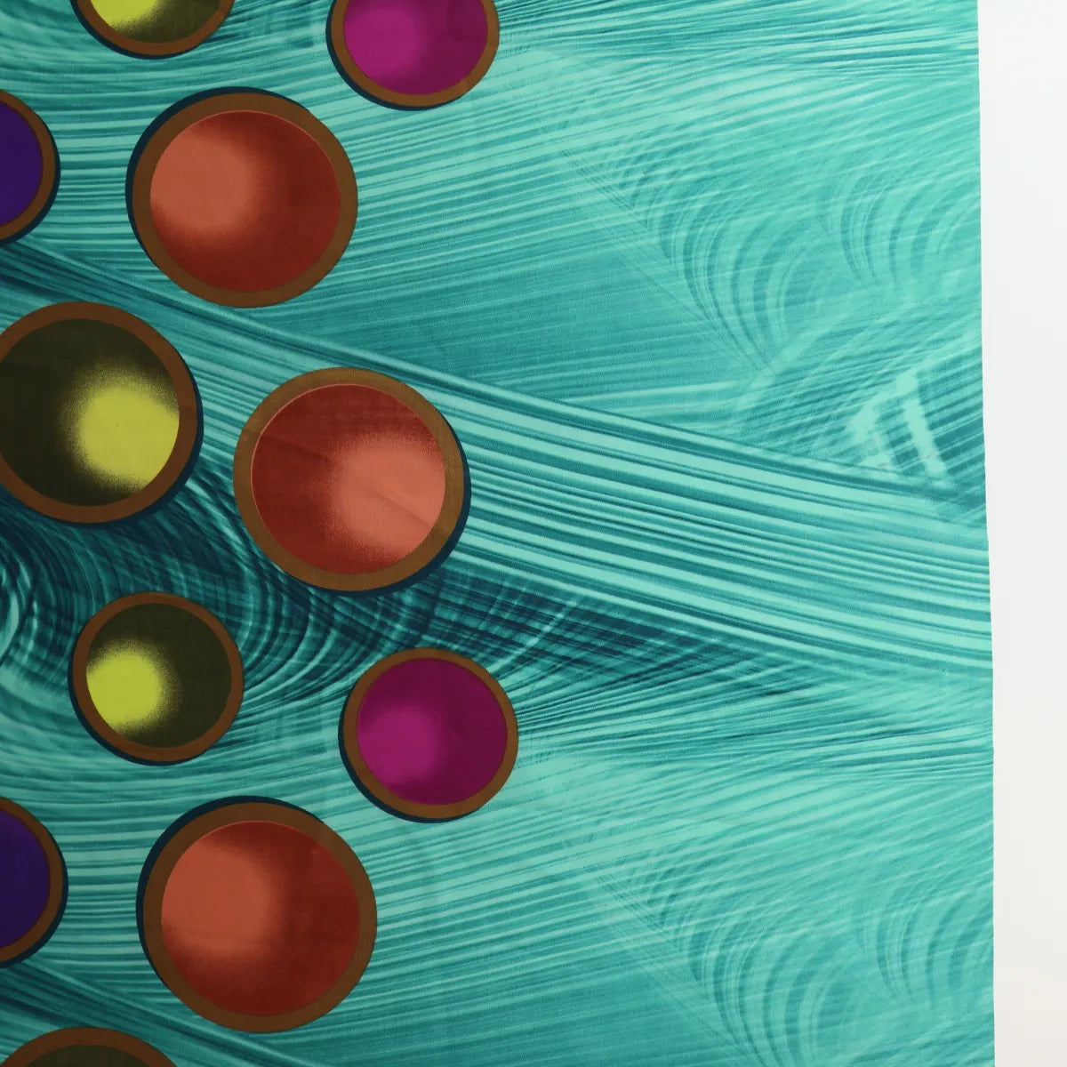 Green Spotted Digital Print Polyester from LifeCraft Studio
