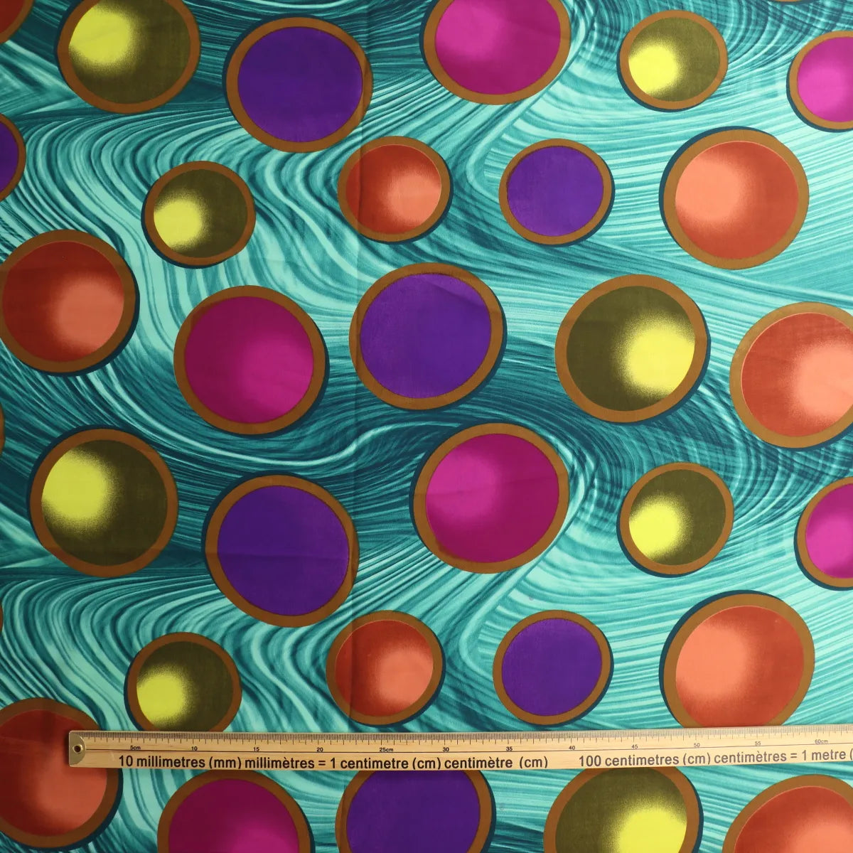 Green Spotted Digital Print Polyester from LifeCraft Studio