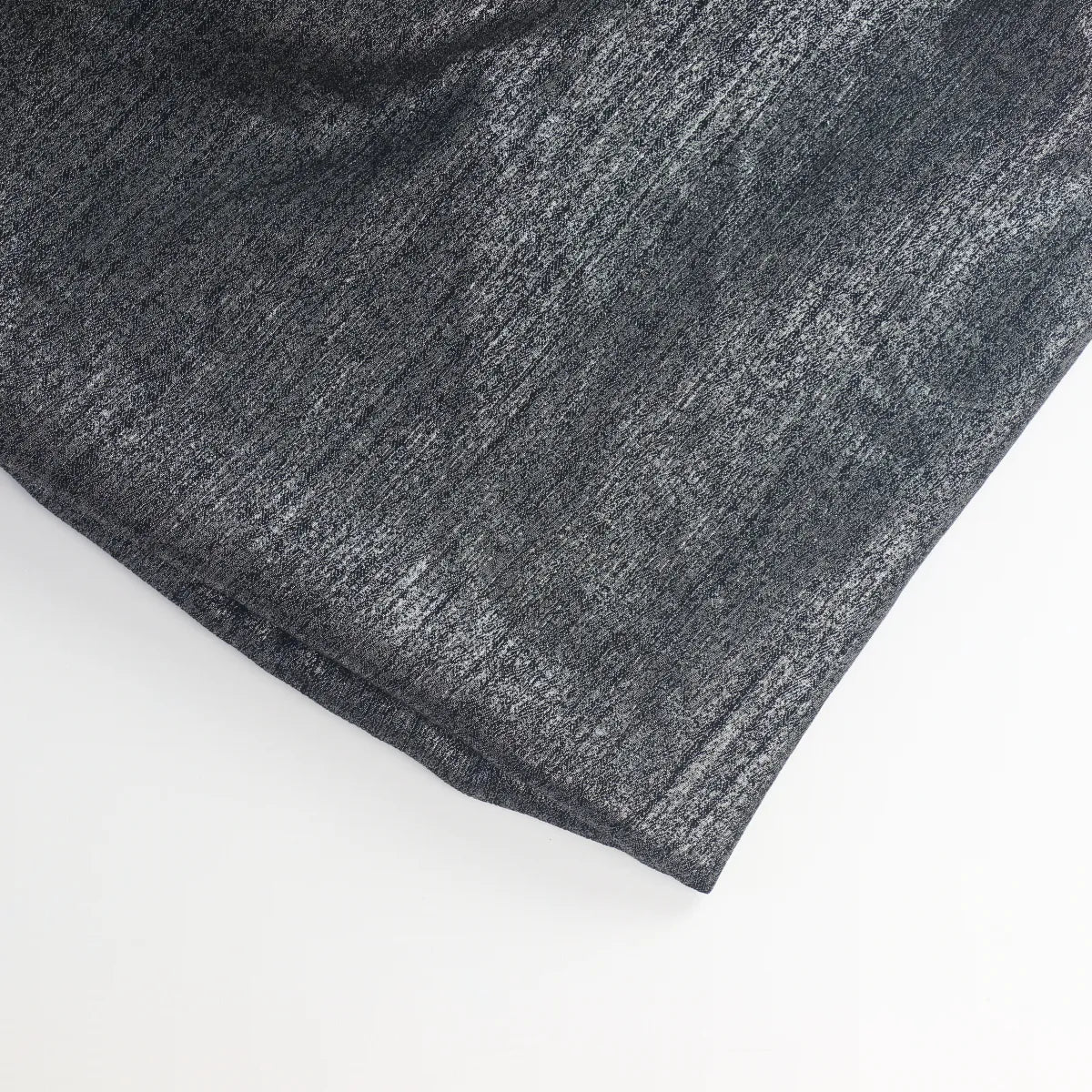 Metallic Silver & Black Polyester Chiffon from LifeCraft Studio