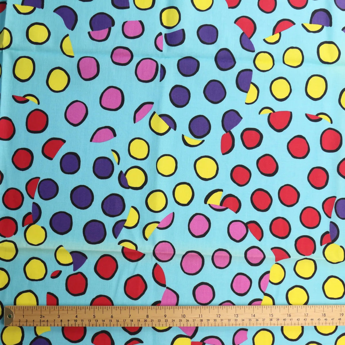 Turquoise Multicolour Spot Print from LifeCraft Studio