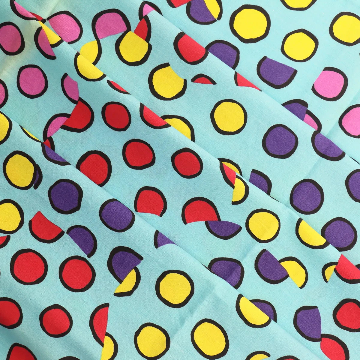 Turquoise Multicolour Spot Print from LifeCraft Studio
