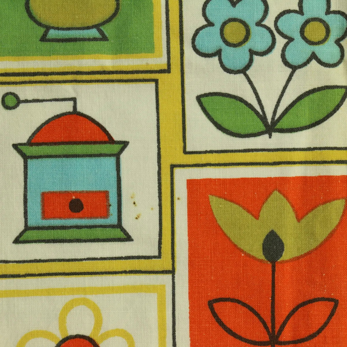 Plants and Pots Cotton Sewing Fabric - from LifeCraft Studio