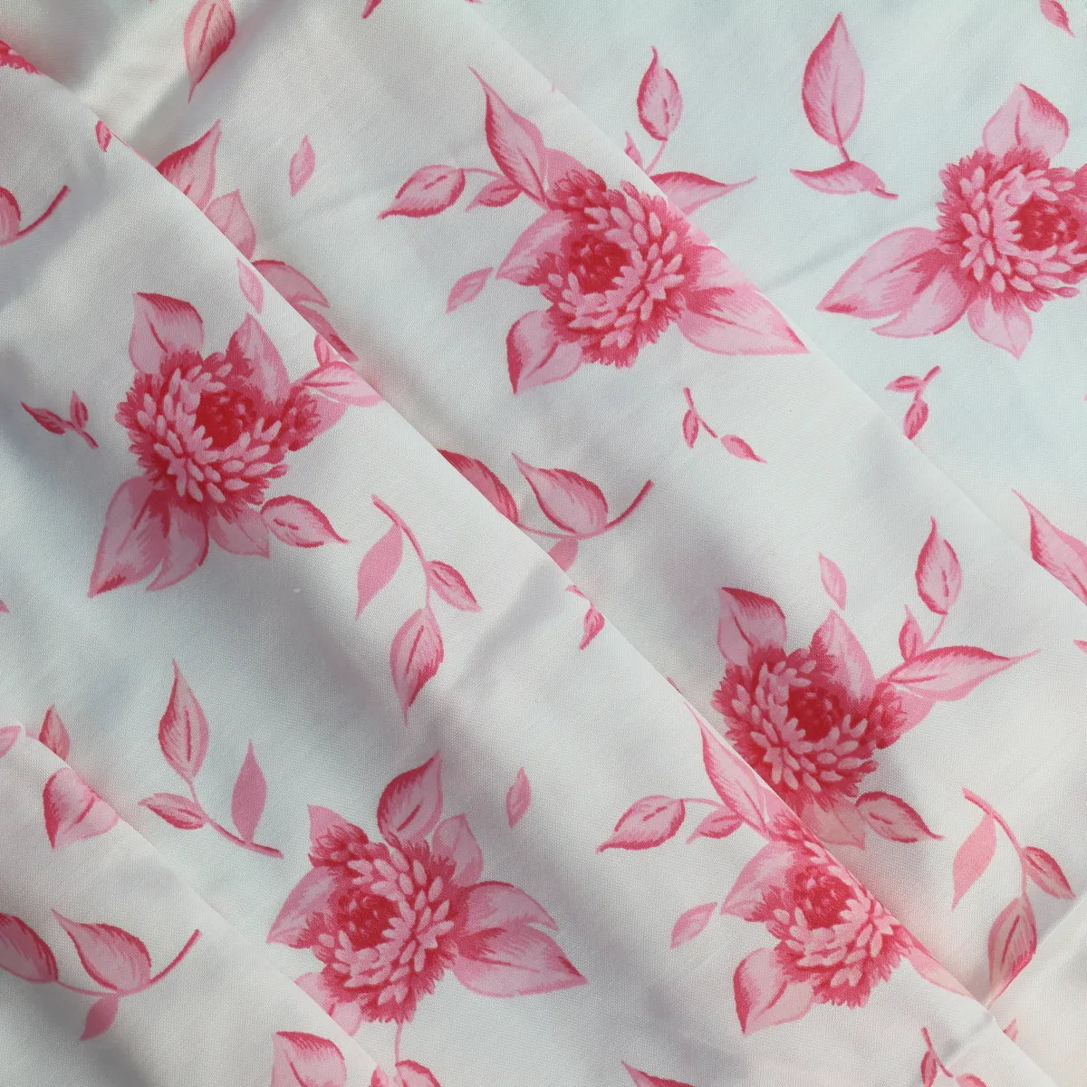 White Floral Satin from LifeCraft Studio