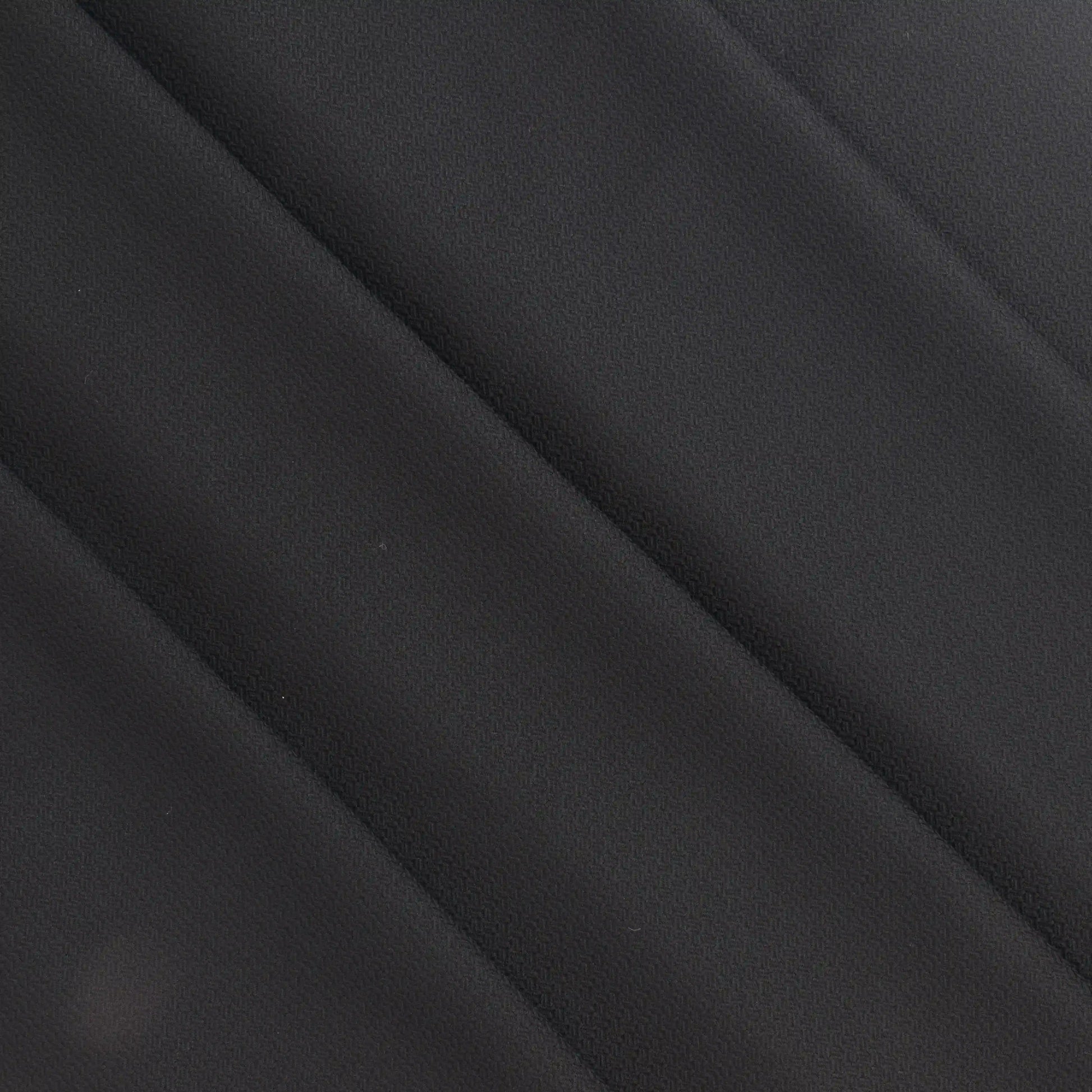 black-basket-weave-textured-polyester-suiting-fabric – product laid flat showing its colour and pattern