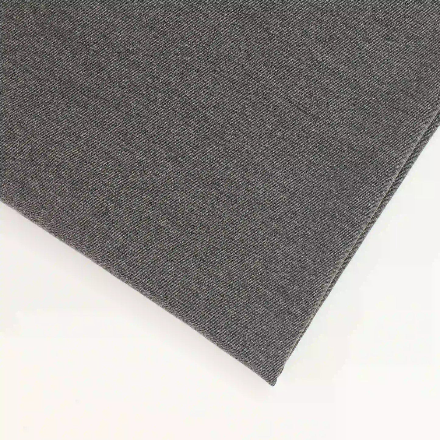 grey-gabardine-suiting-fabric – close-up of colour, pattern and texture