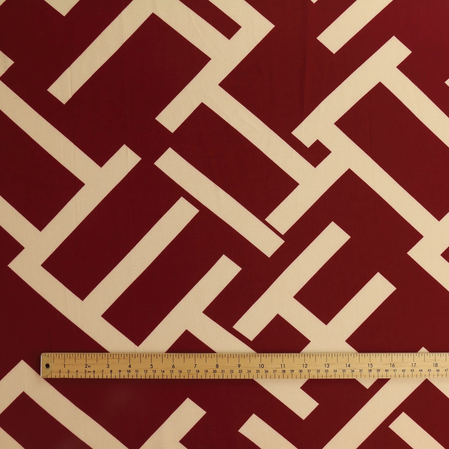 burgundy-&-cream-viscose-twill-fabric – additional product detail