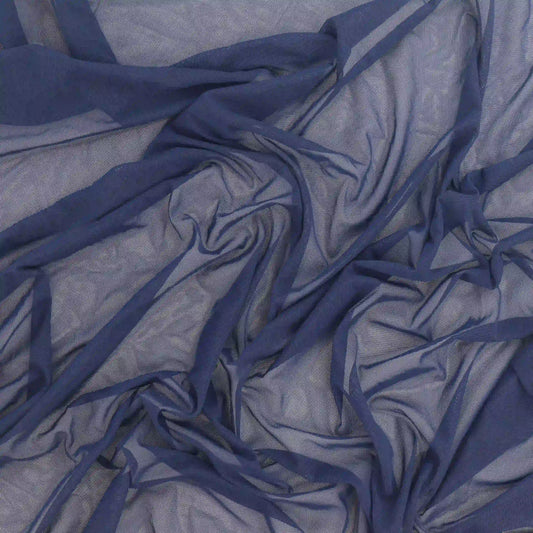 navy-sheer-stretch-mesh-fabric – full product view