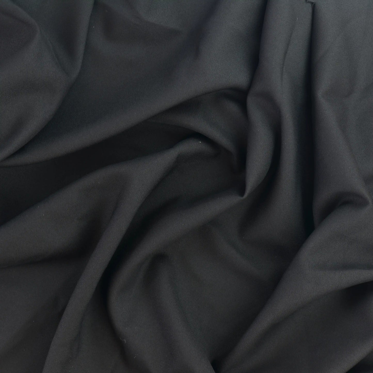 black-polyester-twill-fabric-remnant – full product view