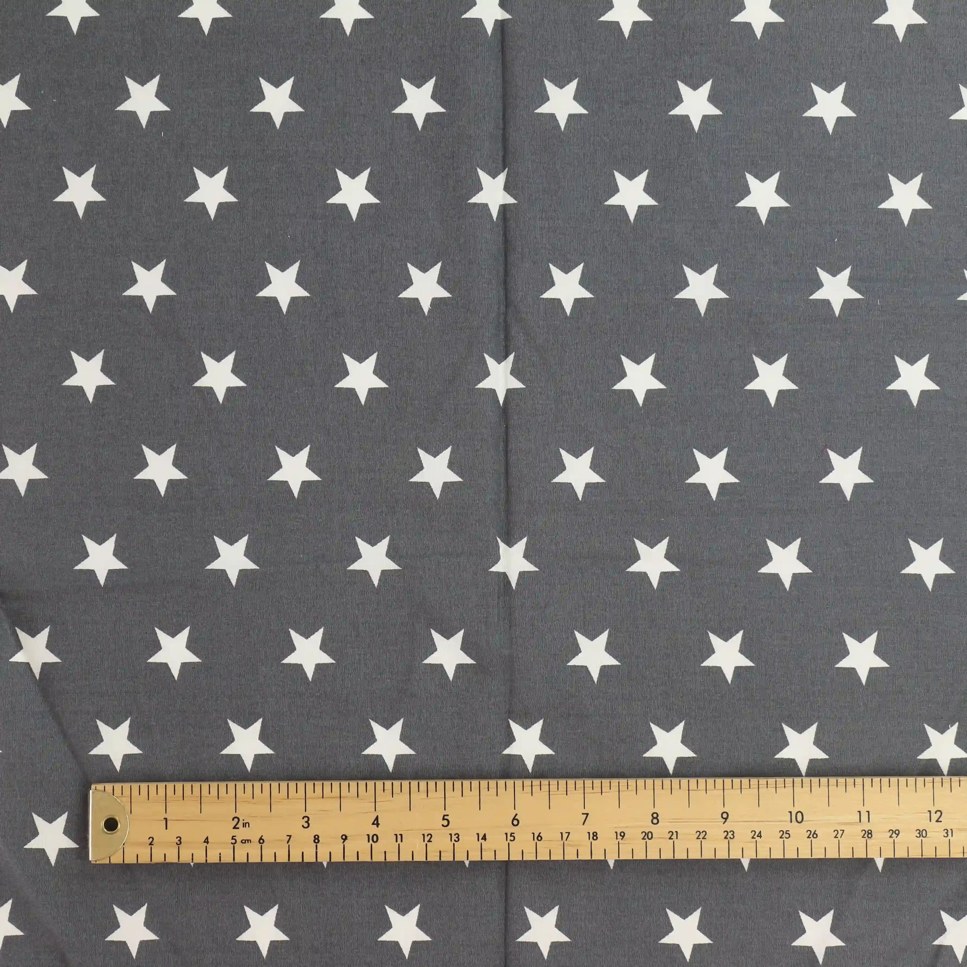 gray-&-white-star-print-cotton – full product view
