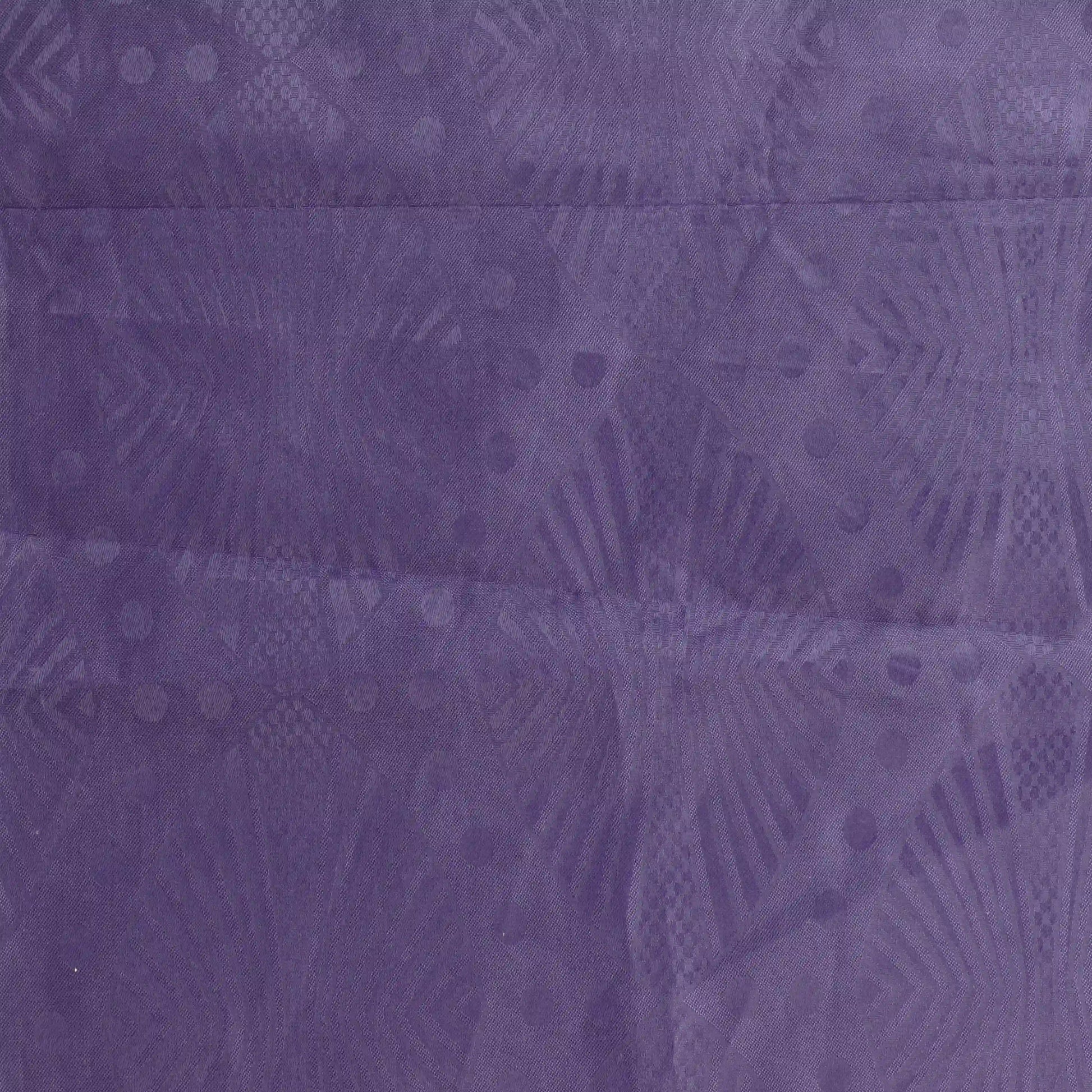 purple-patterned-polyester-fabric – close-up showing weave and surface detail