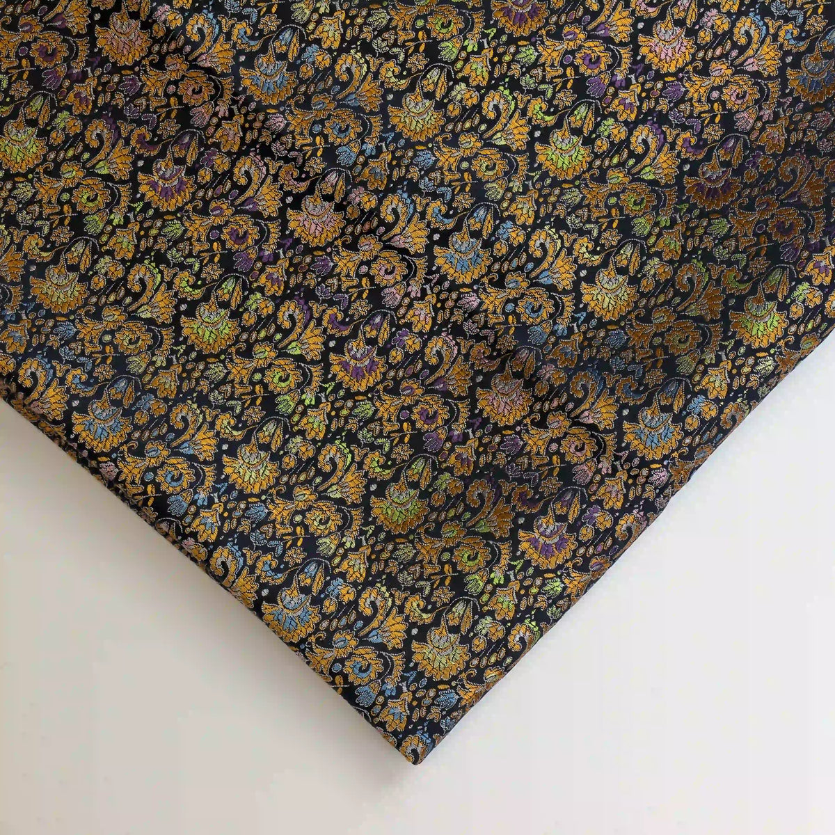 black,-bronze-&-multicolour-floral-brocade-fabric – additional product detail