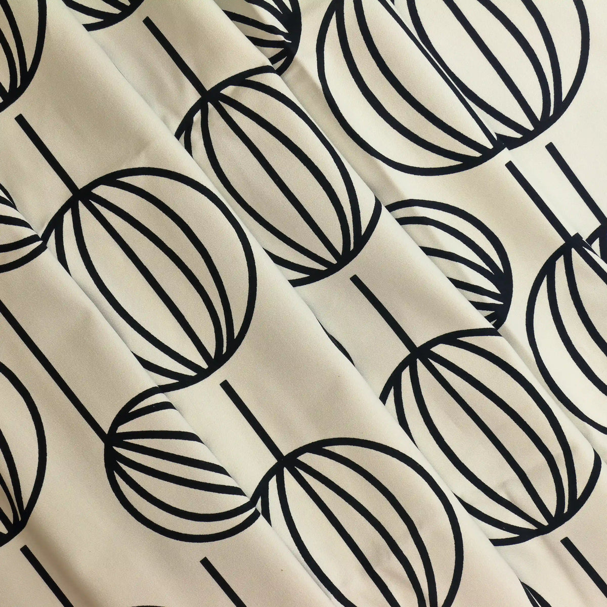 black-&-white-berry-print-ikea-home-decor-fabric – full product view