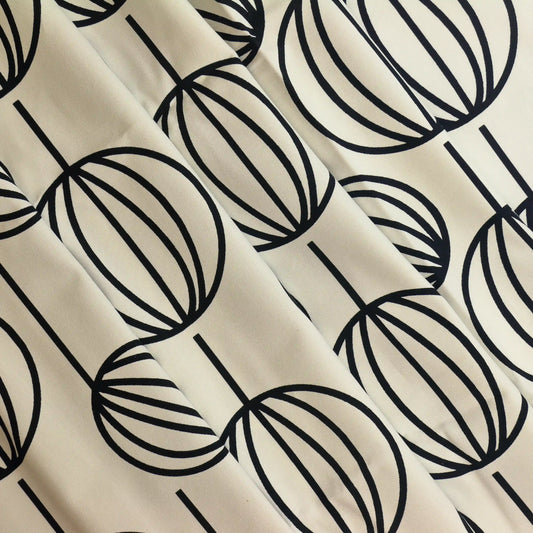 black-&-white-berry-print-ikea-home-decor-fabric – full product view