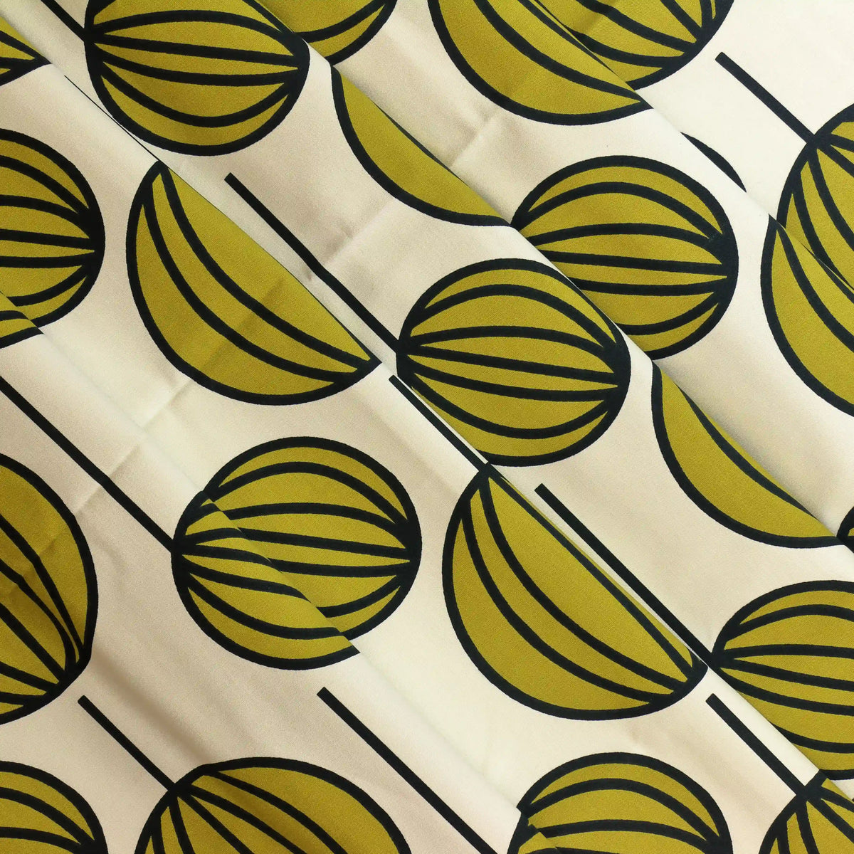 white,-black-&-green-berry-pring-ikea-home-decor-fabric – full product view
