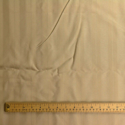 gold-jacquard-striped-home-decor-fabric – product gently folded showing its colour, texture and drape