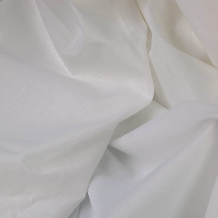 White cotton sheeting fabric
