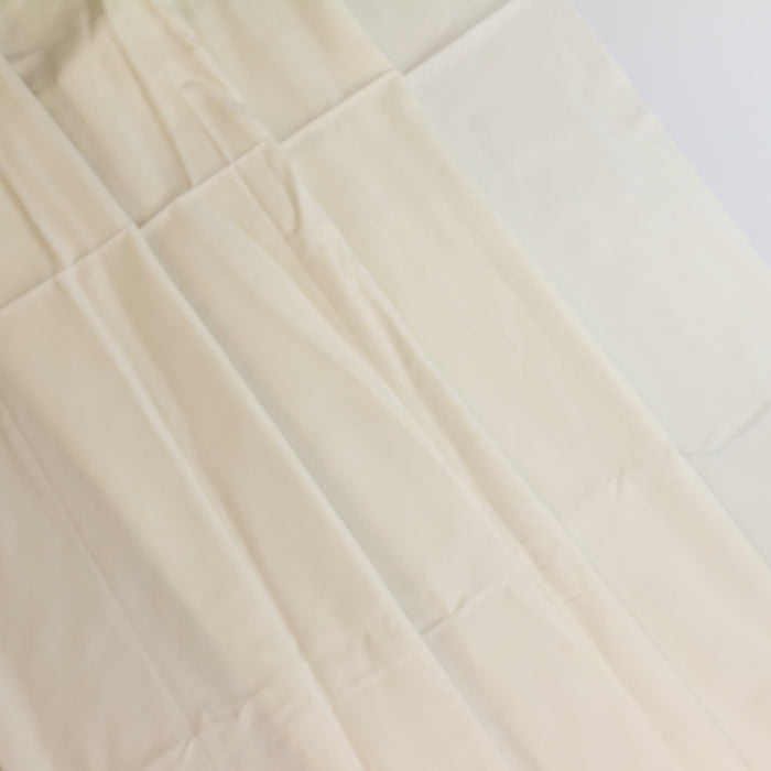 Off-white Cotton Sateen Fabric folded