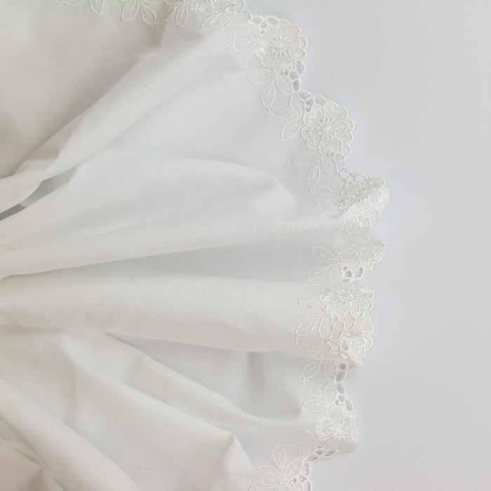 White Festoon Lace Trim