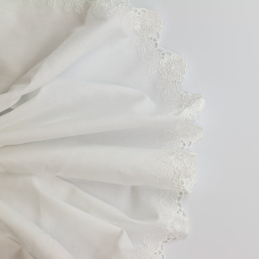 White Festoon Lace Trim