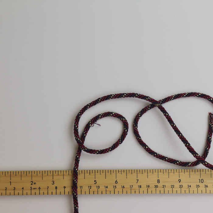 Red & Gold Cord detail