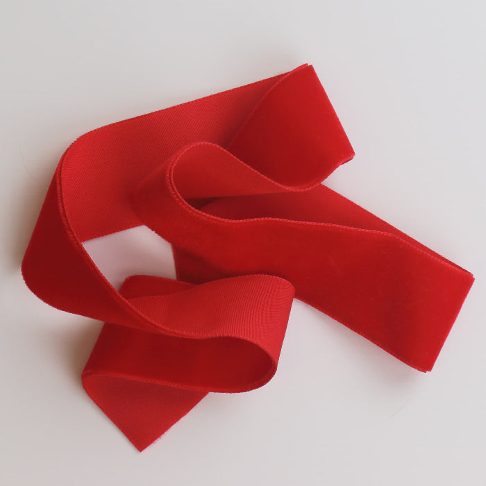 Red Velvet Ribbon Trim