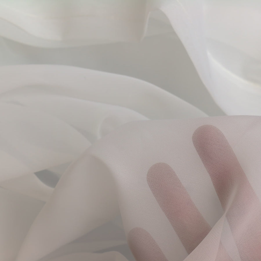 White polyester net curtain fabric 