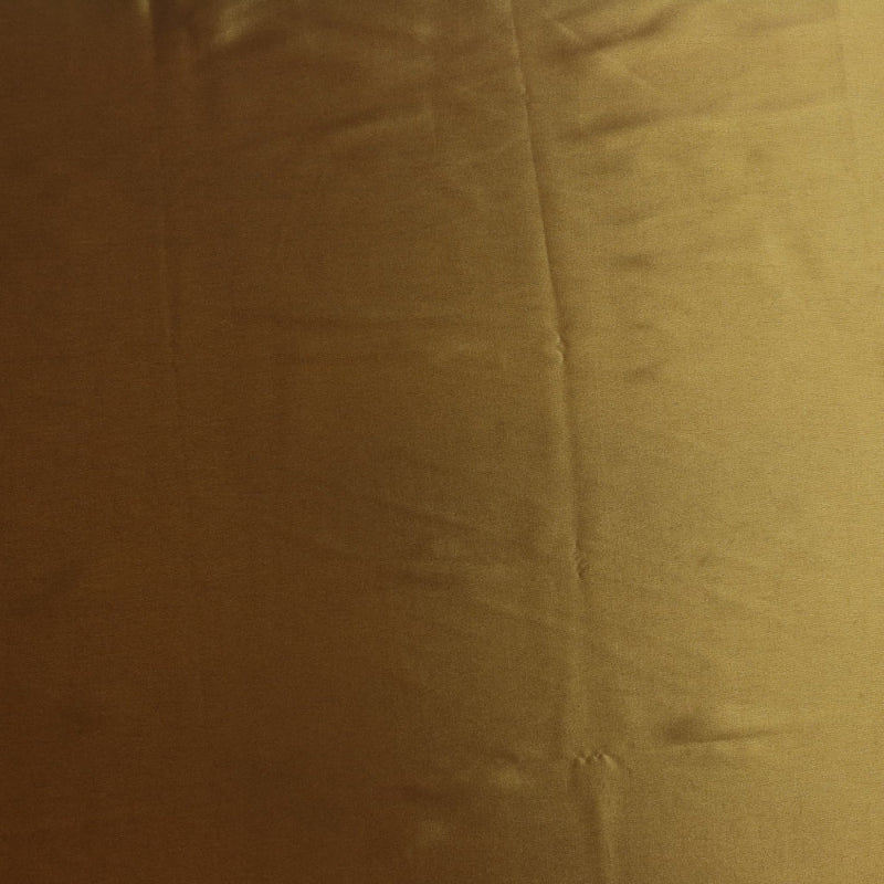 Bronze faux silk shantung fabric laid flat