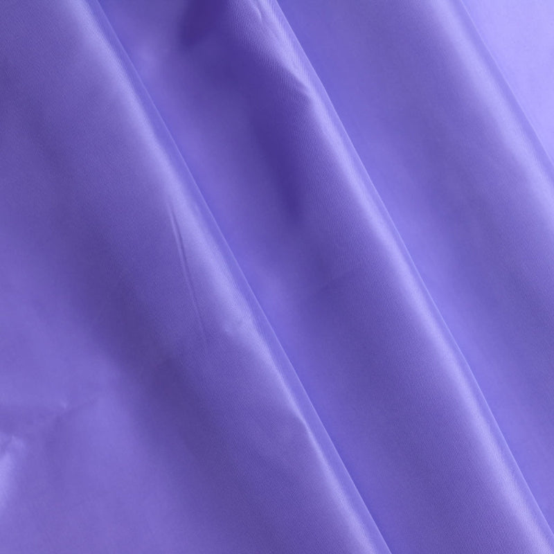 Violet taffeta lining fabric folded