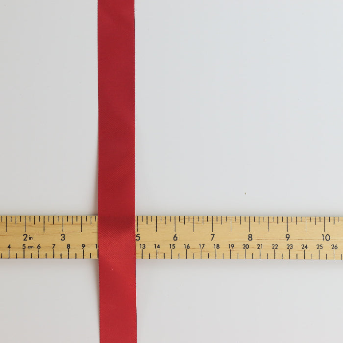 Red Satin Ribbon detail