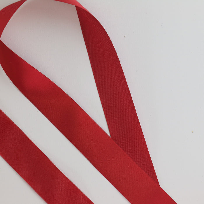 Red Satin Ribbon 1