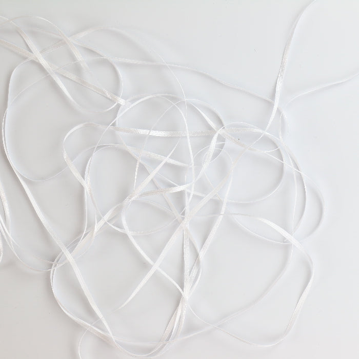 White Satin Ribbon