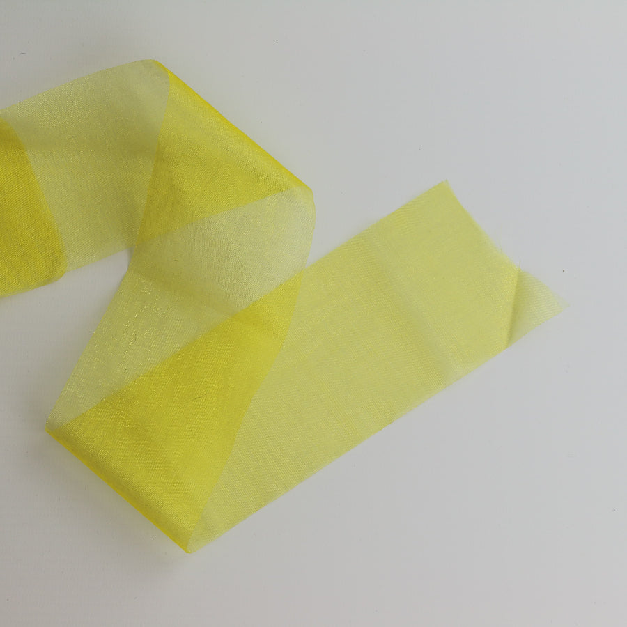 Yellow Organza Ribbon