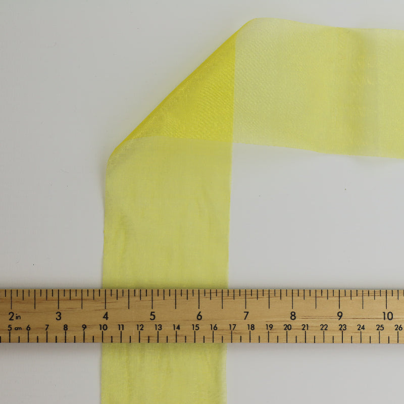 Yellow Organza Ribbon detail