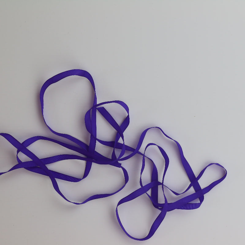 Narrow Purple Nylon Ribbon