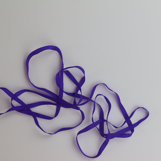 Narrow Purple Nylon Ribbon