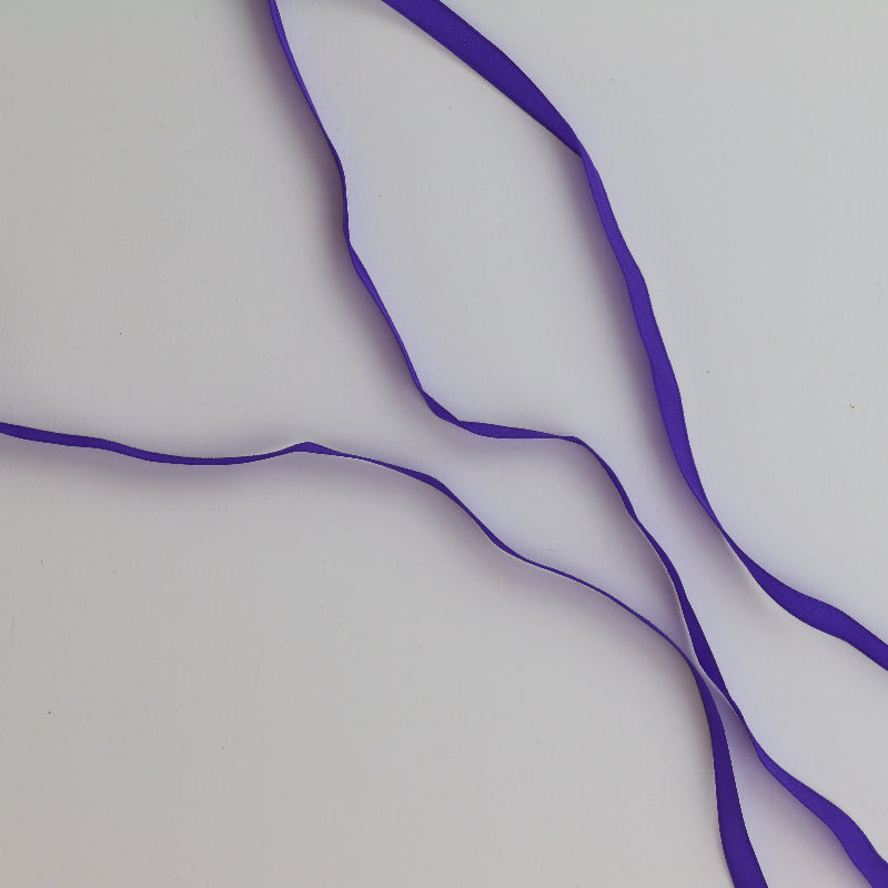 Narrow Purple Nylon Ribbon 1