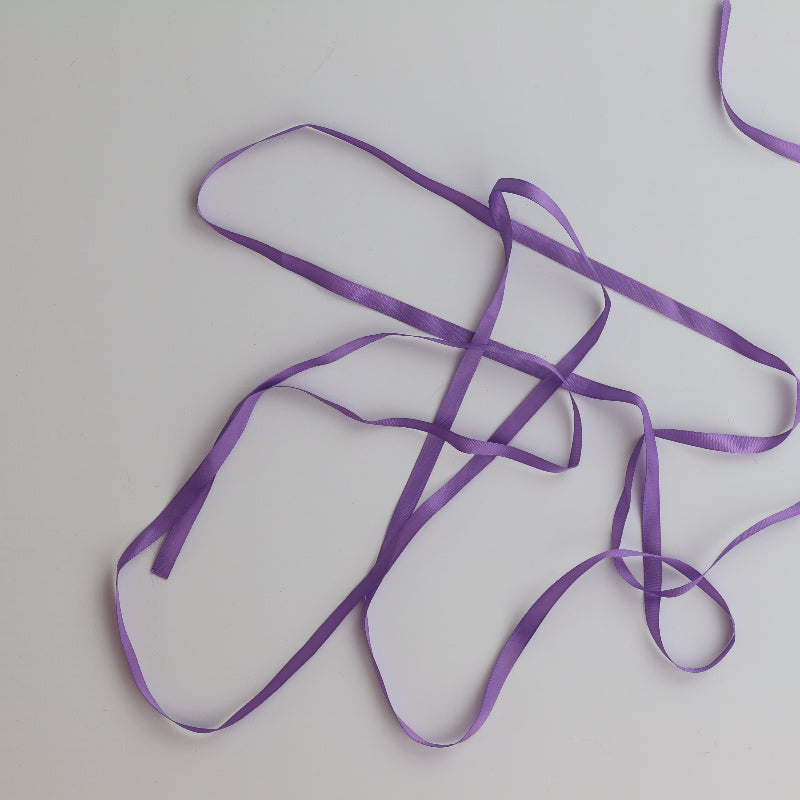 Lilac Narrow Polyester Ribbon