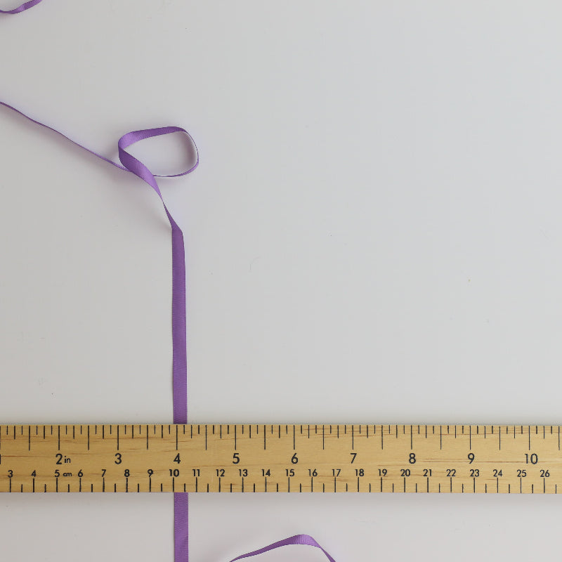Lilac Narrow Polyester Ribbon detail